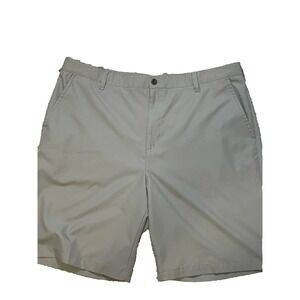 IZOD Men's Performance Golf Shorts Size 42 – Sharkskin Gray Casual Chino Style